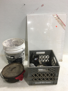 Art Canvas, Cast Iron Pot, and More