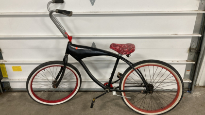 26” Cruiser Bicycle (Painted Black)