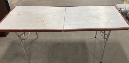 Folding table (74”x32”)