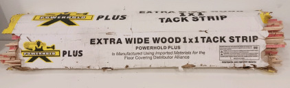(1) Box Extra Wide Wood 1&times;1 Tack Strip
