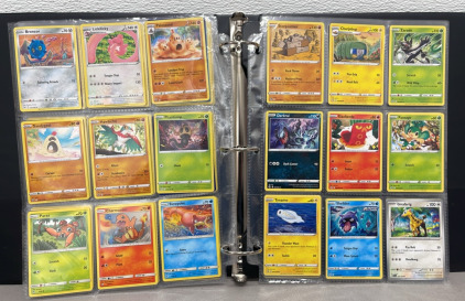 (150+) Pokémon Cards, With Rares And Holos In Binder