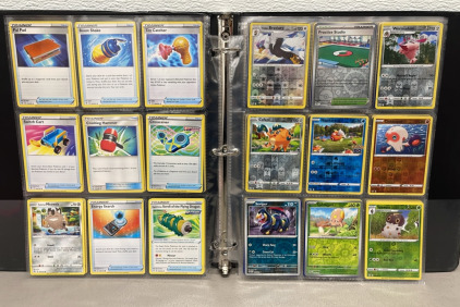 (150+) Pokémon Cards, With Rares And Holos In Binder