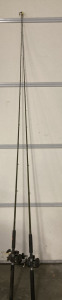 (2) Gatorback 8&rsquo;6&rdquo; Poles With Magda Pro Depth Counter Reels