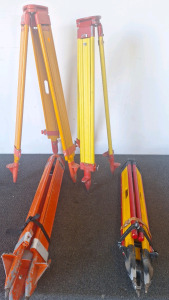 4 Surveyor Tripods