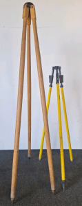 Wooden & Seco Metal Surveyor Tripods