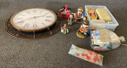 Clock, Power Rangers Plug-in Game,Seasonal Home Decor, Crafting Supplies