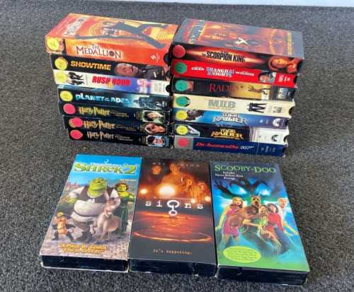 Harry Potter , Tomb Raider Assorted VHS Movies