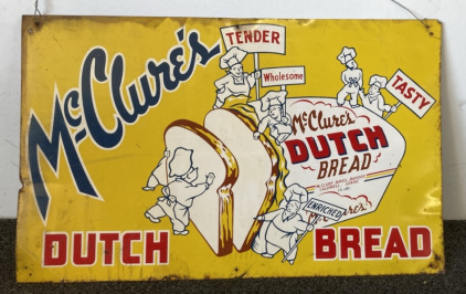 Mc-Clure&rsquo;s Dutch Bread Sign