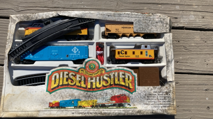 Bachman Diesel Hustler Electric Train Set