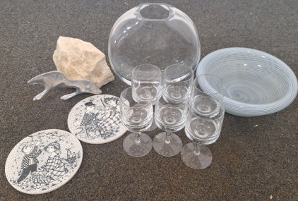 Glass Cups & Decor