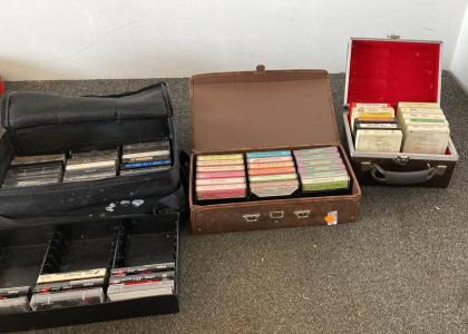 Case Full Of A Tracktapes And 2 Cases Of Cassettes Including The Lux Radio Theatre, The Lone Ranger, The Bickersons,Jack Benny Fibber McGee, Burns & Allen, Bergen & McCarthy