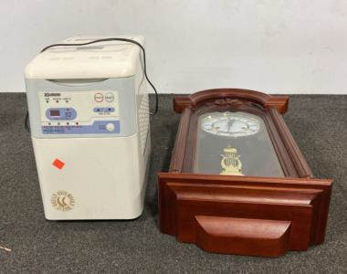 Wall Clock, Zojirushi BreadMaker