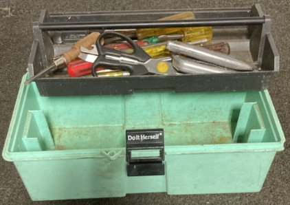 Do It Herself Tool Box W/ Tools