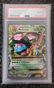 2016 Venasaur X Pokémon XY Evolutions PSA Graded Gem Mint 10