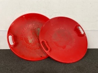 (2) Avalanche Sleds 26” Diameter