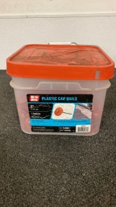 Plastic Cap Nails 1&rdquo;