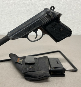 Iver Johnson Model TP-22 .22 Caliber, Semi Automatic Pistol W/ Uncle Mikes Sidekick Holster