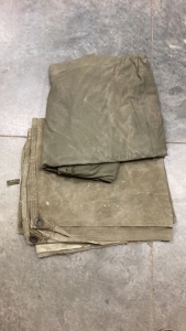(2) Canvas Tarps