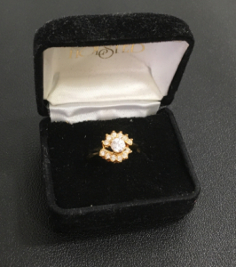 Cubic Z Ring, Gold
