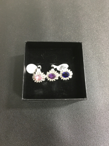 Cubic Z Rings (3) Sterling Silver Size 10