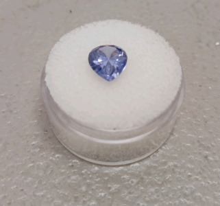 3.85ct. Natural Blue Tanzanite Pear Cut Faceted 8&times;10mm Gemstone