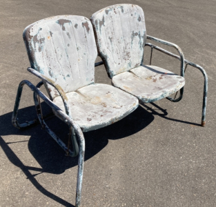 Vintage Metal Chair Swing