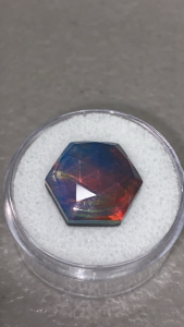 9.85 CT Natural Fire Opal Doublet Gemstone Cabochon
