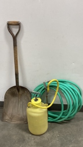 Sprayer - Hose - Shovel