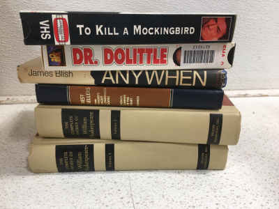 Books and VHS Tapes