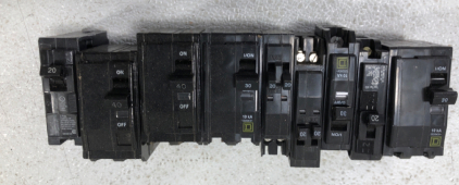 Assortment Of Circut Breakers