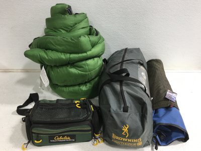Sleeping Bag, 6 Person Tent and More