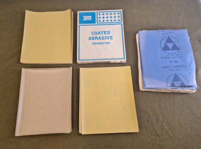Assortment Of Sandpaper