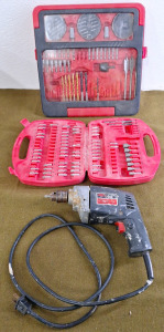 (1) Skill Electric Drill & Assorted Bits