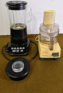 (1) KitchenAid Blender & (1) Cuisinart Little Pro Plus Food Processor