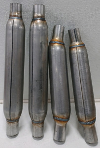 (4) Glasspack Mufflers
