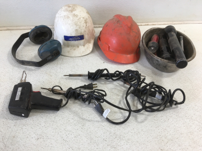 Hard Hats, Flashlights, Soldering Irons And More