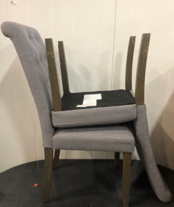 (2) Grey Seating Chairs