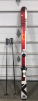 Salomon Skis With Scott Ski Poles