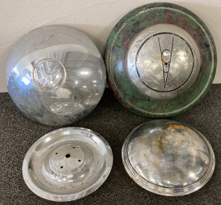 (4) Vintage Hub Caps