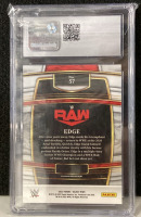 2022 Panini Select WWE Edge CSG Gem Mint 10 And 2022 Panini Prizm WWE Roman Reigns Gold Standard Grading 9 Mint - 5