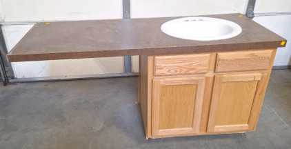 Bathroom Sink Countertop w/ Cabinets....BBFN