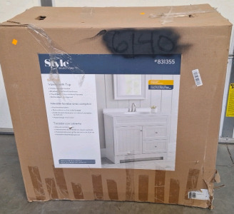 White Bathroom Vanity w/ Top....BBFN