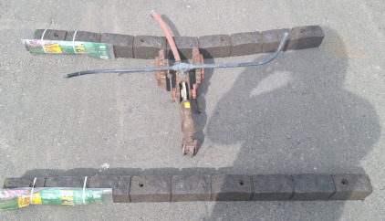 Tractor Hose Sprinkler Attachment & Garden Brick Rubber Edging