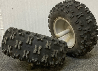 (2) Carlisle 16x6.5D-8NHS Utility Tires BB11