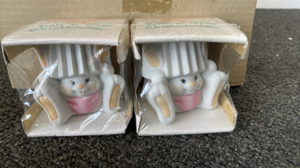 Box of 12 Bunny Rabbit Candlestick Holder