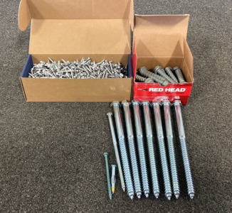 Box Of 1/2X3 Concrete Screws, Assortment Of Screws