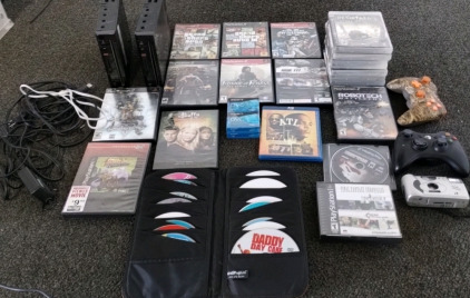 PlayStation 2&3 Games, 2 Wiis (Without Cords)