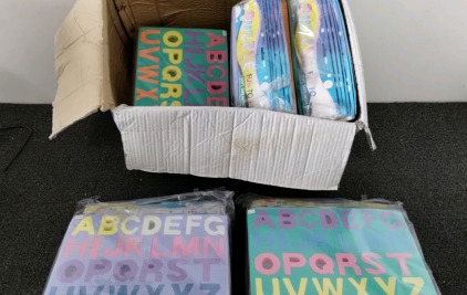 Box Full Of Alphabet Puzzle Mats