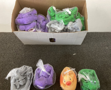 Box Full Of Bath Tub Toys