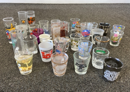 (32) Tourist Shotglasses